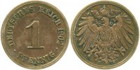 d 2.5 1 Pf 010n02F~2.5 1 Pfennig 1902F ss/vz J 010