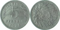 d 5 Pf S29721E2.5a 5 Pfennig  1921E ca. 270 ss/vz J 297