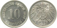 d 013n05F~1.5 10 Pfennig 1905F vz/stsl !! J 013