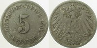 d 3.5 5 Pf 012n02G~3.5 5 Pfennig 1902G s/ss J 012