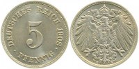d 1.2 5 Pf 012n08E~1.2 5 Pfennig 1908E f.stgl. J 012