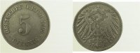 d 2.5 5 Pf 012n09E~2.5 5 Pfennig 1909E ss/vz J 012