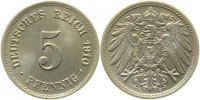 d 1.1 5 Pf 012n10E~1.1 5 Pfennig 1910E prfr./stgl. J 012