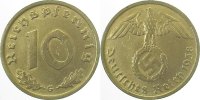 d 36438G~2.2 10 Pfennig 1938G vz- J 364