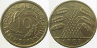 d 31729D~1.5 10 Pfennig 1929D f.prfr J 317