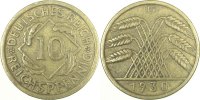 d 31730G~2.8 10 Pfennig 1930G ss+ J 317