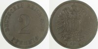 d 1.5 2 Pf 00276D~1.5 2 Pfennig 1876D vz/st J 002
