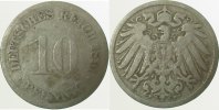 d 01391F~3.5 10 Pfennig 1891F s/ss J 013