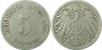 d 3.0 5 Pf 01297D~3.0 5 Pfennig 1897D ss J 012