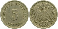 d 3.0 5 Pf 012n04G~3.0 5 Pfennig 1904G ss J 012