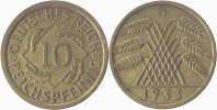d 31733A~2.5 10 Pfennig 1933A ss/vz J 317