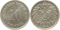 d 01399D~1.5 10 Pfennig 1899D f. prfr !!! J 013