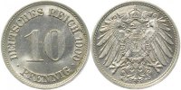 d 013n00F~1.1c 10 Pfennig 1900F prfr/stg leichte Stemp.drehung !! J 013