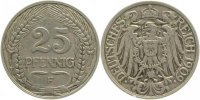 d 01809F~2.5 25 Pfennig 1909F ss/vz J 018