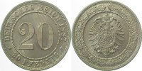 d 00687F~1.2a 20Pfennig 1887F prfr VS:doppelt!! J 006