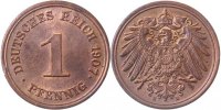 d 1.1 1 Pf 010n07E~1.1 1 Pfennig 1907E prfr/stgl J 010