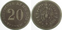 d 00573D~3.2 20Pfennig 1873D ss- J 005