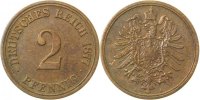 d 2.5 2 Pf 00277A~2.5 2 Pfennig 1877A ss/vz J 002