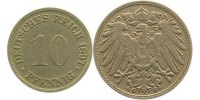 d 01397G~2.8v 10 Pfennig 1897G Mzz. 2x ss+ J 013