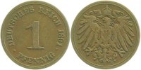 d 2.5 1 Pf 01091E~2.5 1 Pfennig 1891E ss/vz J 010