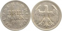 d 2.5 3 RM 31225D~2.5 3 Reichsmark 1925D Kursmünze ss/vz J 312