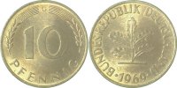 d 38369G~1.1 10 Pfennig 1969G bfr/stgl J 383