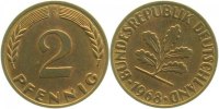 d 5 2 Pf S38168G1.5 2 Pfennig  1968G S35 vz/st J 381