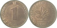 d 1.1 1 Pf 38067J~1.1 1 Pfennig 1967J bfr/stgl J 380