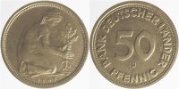     P37949J2.2 50 Pfennig  1949J Kopf/Blätter.dopp. J 379 28,00 EUR Differenzbesteuert nach §25a UstG zzgl. Versand