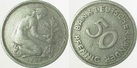     S37949D3.0 50 Pfennig  1949D S45 ss J 379 11,50 EUR Differenzbesteuert nach §25a UstG zzgl. Versand