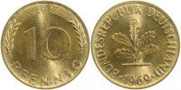 d 38369D~1.2 10 Pfennig 1969D bfr J 383