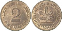 d 1.5 2 Pf 38161F~1.5 2 Pfennig 1961F f.bfr J 381