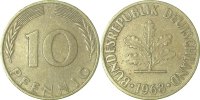 d 38368D~v-17V2 10 Pfennig 50D Grannen a. Körner angewachsen EPA 17V2