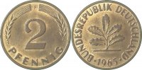 d 1.2 2 Pf 38165F~1.2 2 Pfennig 1965F bfr J 381