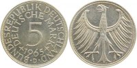 d 5 DM 38765D~1.0a 1965D stgl Erstabschlag (EA)! ! J 387