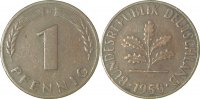 d 1 Pf 38050D~3.0v-neu 1 Pfennig 50D Baumst. gebog, siehe 2 Pfennig 1950 EPA-Neu