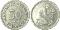 d 37949G~2.5v 50 Pfennig 1949G Variante ss/vz Nbg.3.2