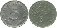d 0 5 Pf S37041E2.0 5 Pfennig 1941E S30 vz J 370