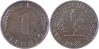 d 1 Pf 37648J~3.0v-4V5 1 Pfennig 1948J Mz tief, kurz EPA4V5