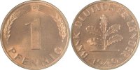 d 1.0 1 Pf 37649D~1.0 1 Pfennig 1949D stgl J 376