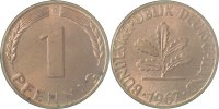 d 0.9 1 Pf 38067G~0.9 1 Pfennig 1967G stgl.fein!! J 380