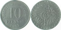     S29817F2.0 10 Pfennig  1917F S45 vz !! J 298 28,00 EUR Differenzbesteuert nach §25a UstG zzgl. Versand