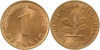 d 1.2 1 Pf 38067D~1.2 1 Pfennig 1967D bfr J 380