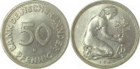 d 37949D~1.1v 50 Pfennig 1949D Variante bfr/st Ngb.1.2