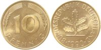 d 38390A~0.9a 10 Pfennig 1990A stgl.fein Erstabschlag (EA)! ! J 383