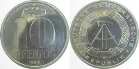 d 151088A~1.0a 10 Pfennig DDR 1988A spgl. J1510