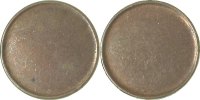  2 Pf   ROH381 2 Pfennig  Rohling Eisen cu-platt. J 381 8,00 EUR Differenzbesteuert nach §25a UstG zzgl. Versand