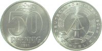 d 151285A~0.9 50 Pfennig DDR 1985A stgl/matt/fein J1512
