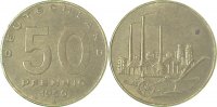 d 150450A~1.2b 50 Pfennig DDR 50A bfr. VS min.Fleck J1504