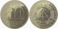 d 151287A~1.0a 50 Pfennig DDR 1987A spgl. J1512